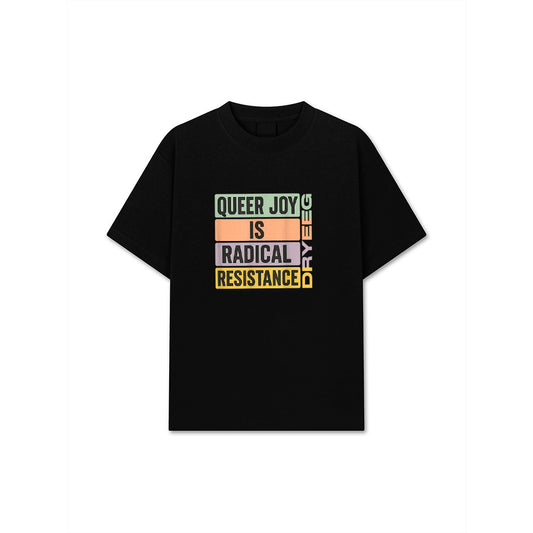 Queer Joy Is Radical Resistance Pastel Pride Vintage Bold T-Shirt