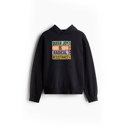 Queer Joy Is Radical Resistance Pastel Pride Vintage Bold Hoodie