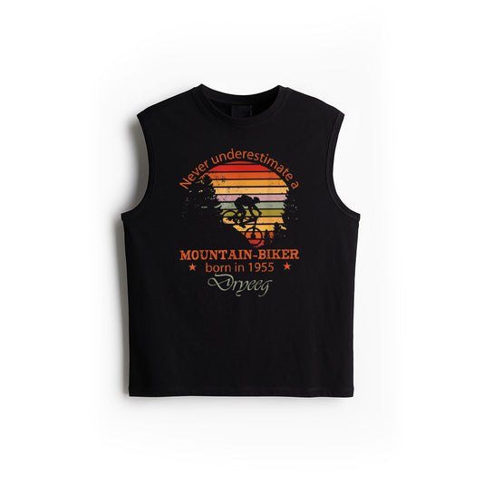 Vintage 1955 Birthday Cycling Mountain Biker Tank Top