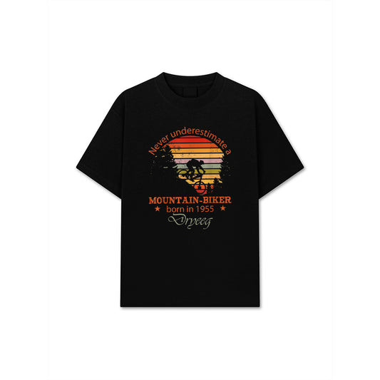 Vintage 1955 Birthday Cycling Mountain Biker T-Shirt